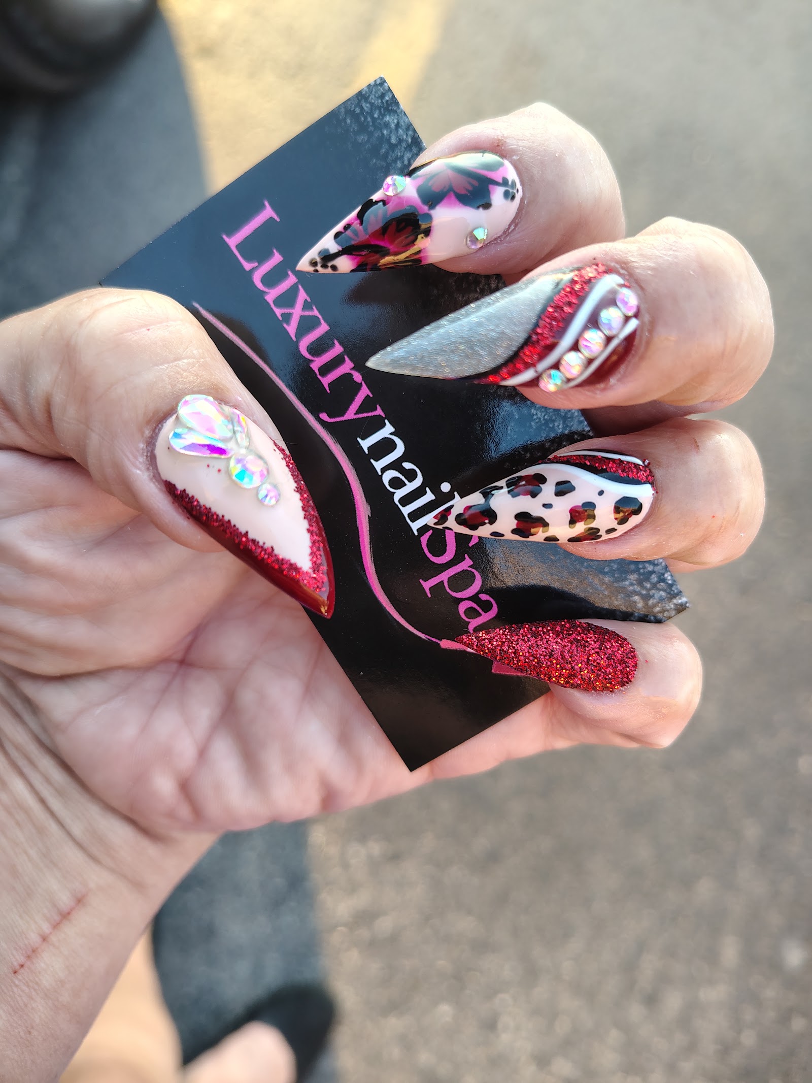 Luxury Nail Spa nail work in Green Bay, Wisconsin